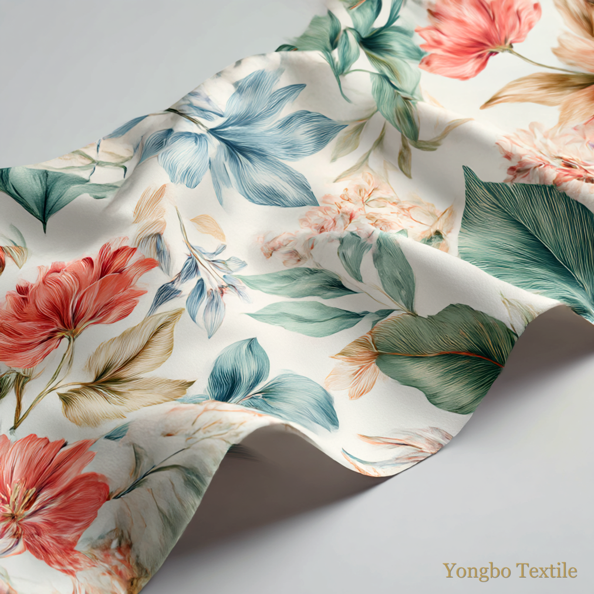 Digital Printed Fabric, cotton/poly/T/C base — custom print and small-batch fabric