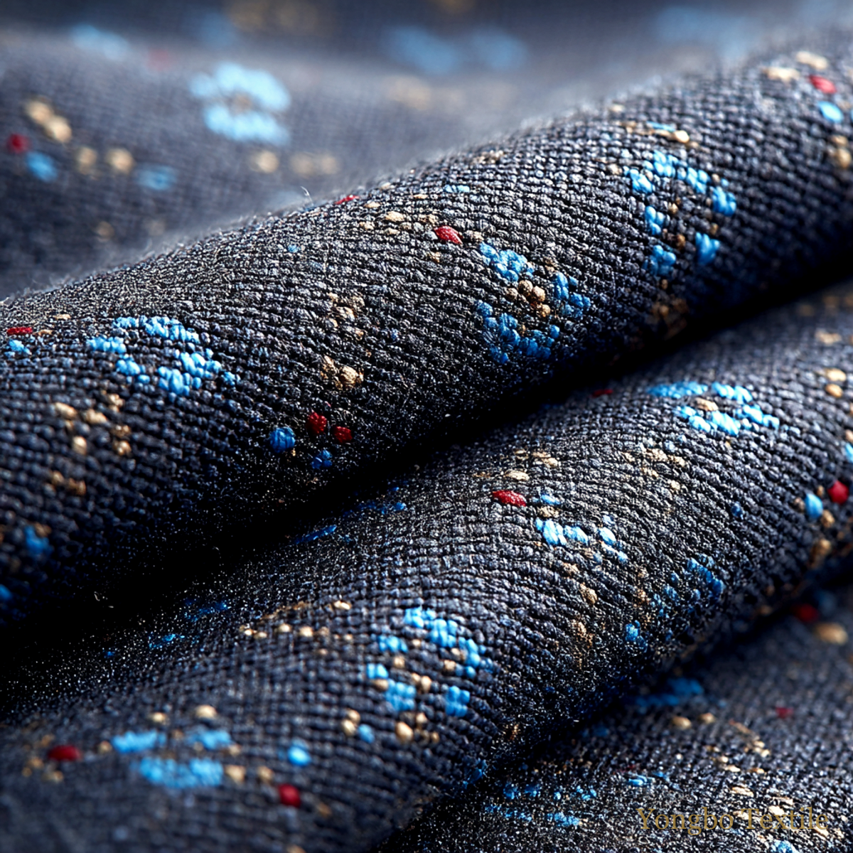T/R Jacquard fabric, poly-viscose blend — uniform and fashion suiting fabric